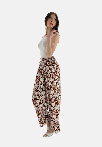 Elara Wide Leg Bukser i brun