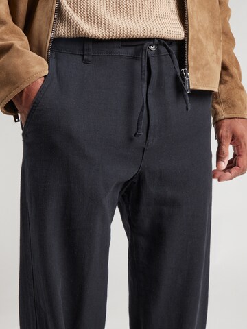 SELECTED HOMME Свободный крой Штаны 'SLH220-BRODY SUN' в Черный