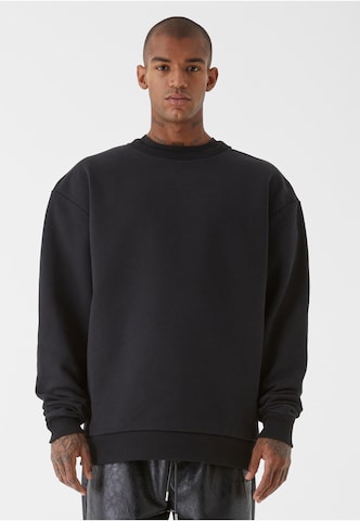 9N1M SENSE Sweatshirt 'Blank' in Zwart: voorkant