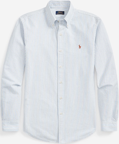 Marškiniai iš Polo Ralph Lauren, spalva – šviesiai mėlyna / balta, Prekių apžvalga