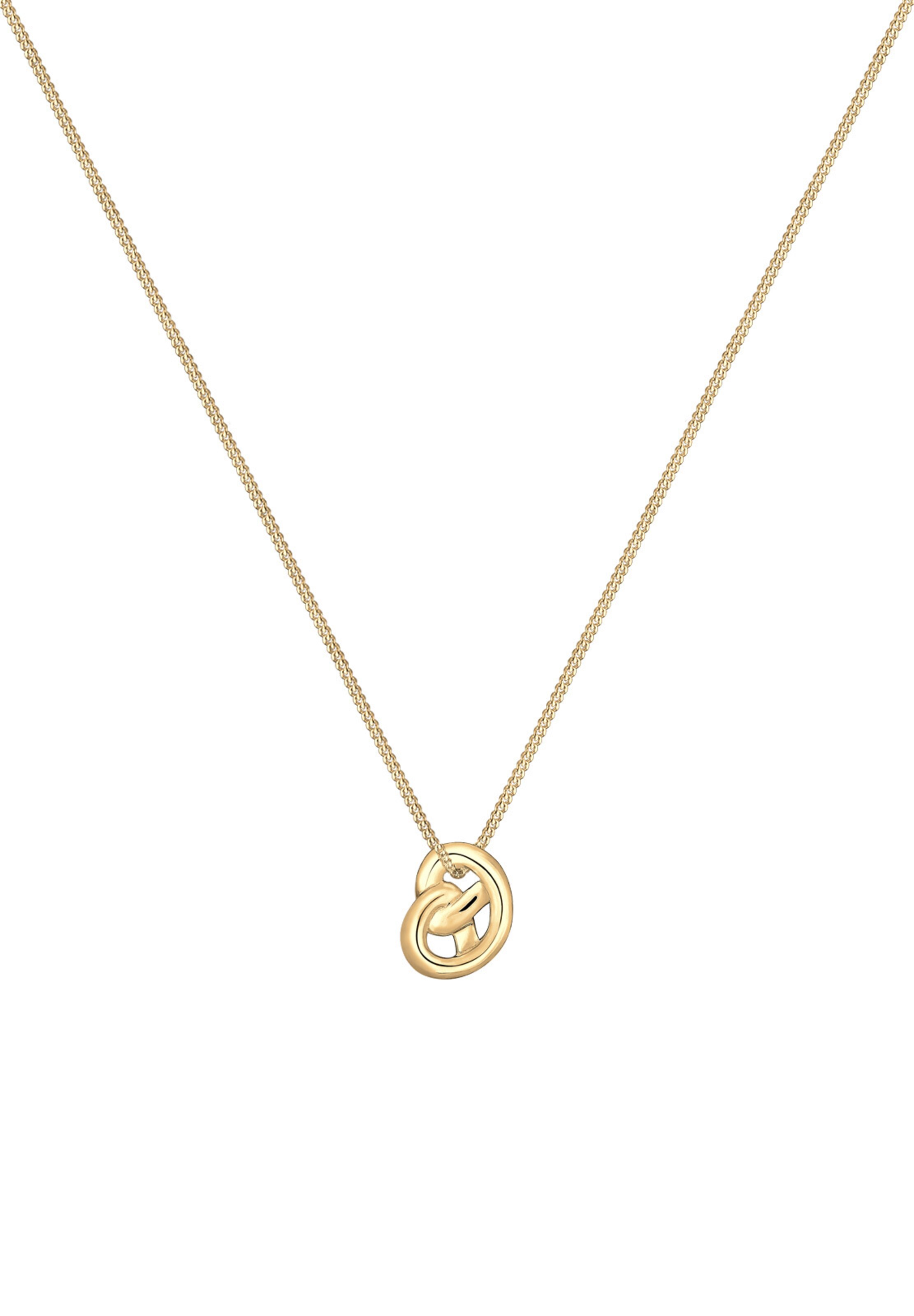 ELLI Kette 'Brezel' in Gold