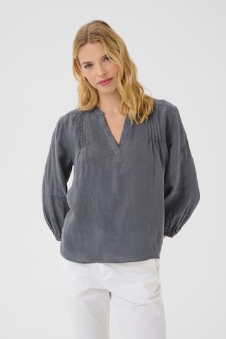 Part Two Bluse 'Nyara' in Grau: Vorderseite