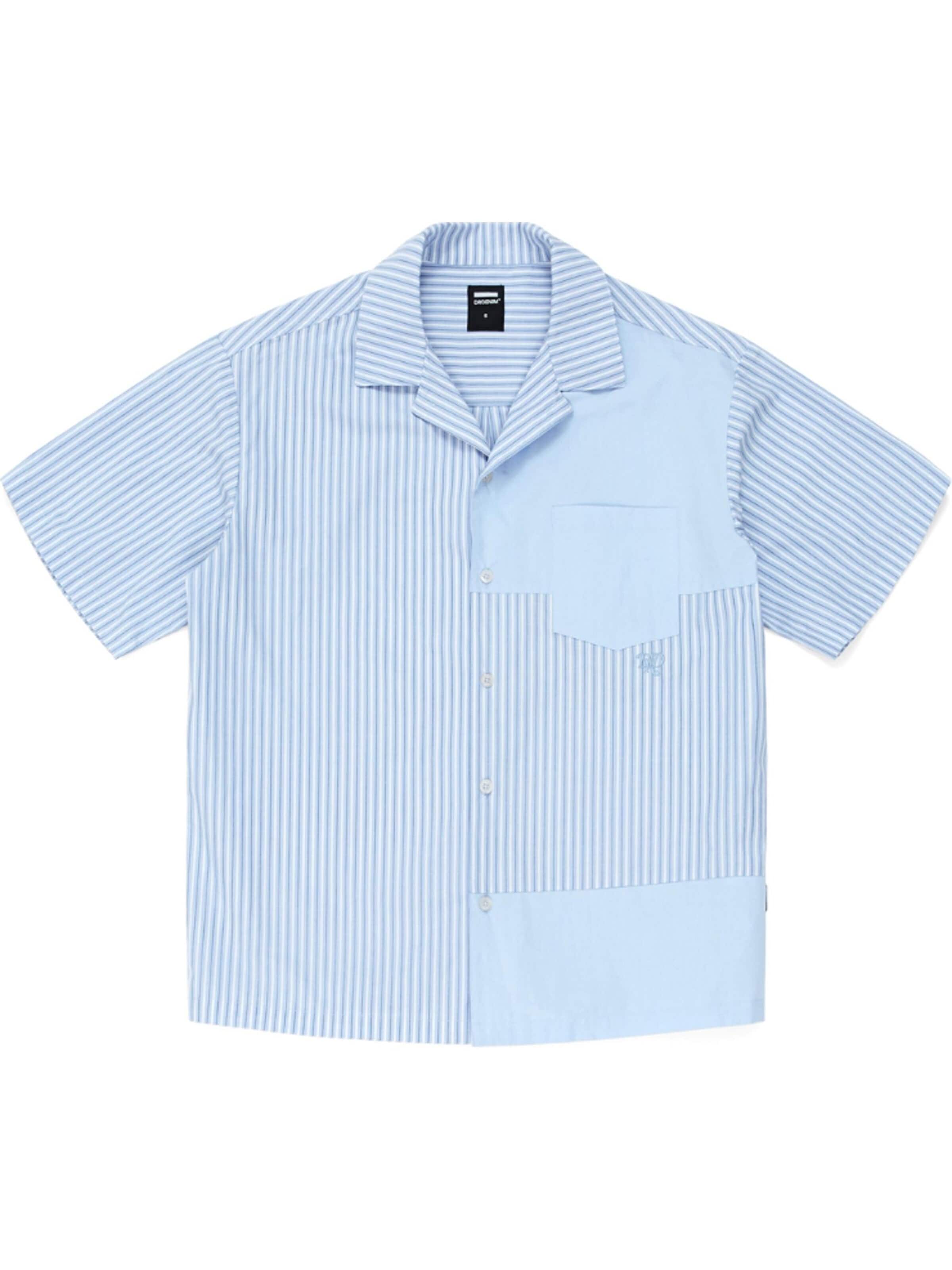 Dr. Denim Shirt 'Mile' in Blauw: voorkant