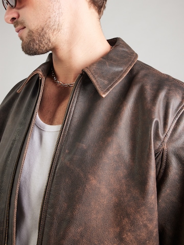 LEVI'S ® Átmeneti dzseki 'Clayton Leather Aviator Jacket' - barna