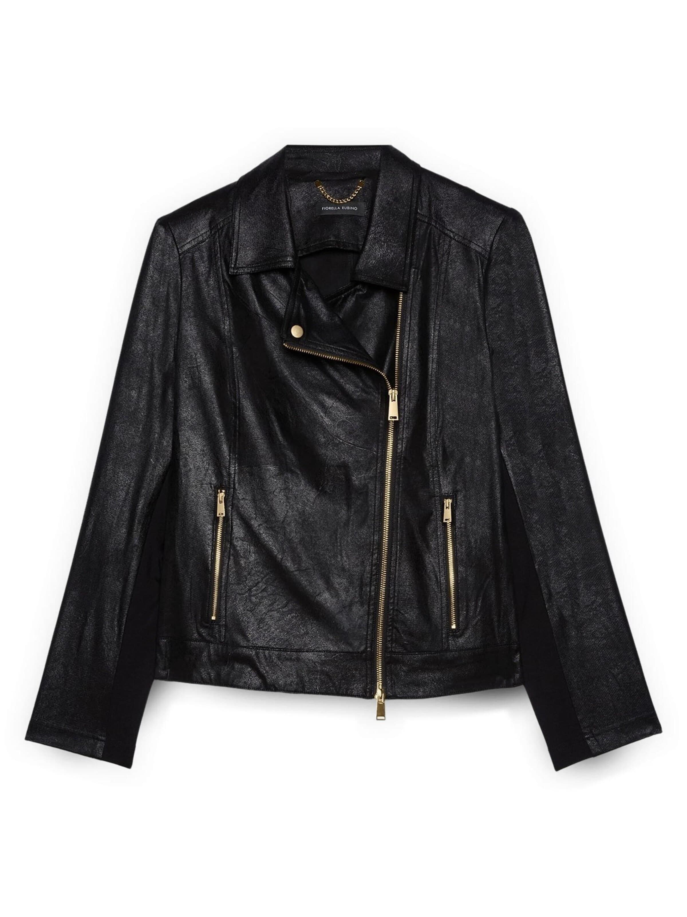 Fiorella Rubino - Chaqueta de entretiempo en negro: frente