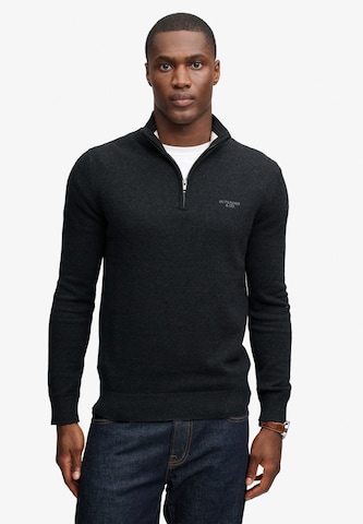 Superdry & Co Pullover 'Essential' in Grau: Vorderseite