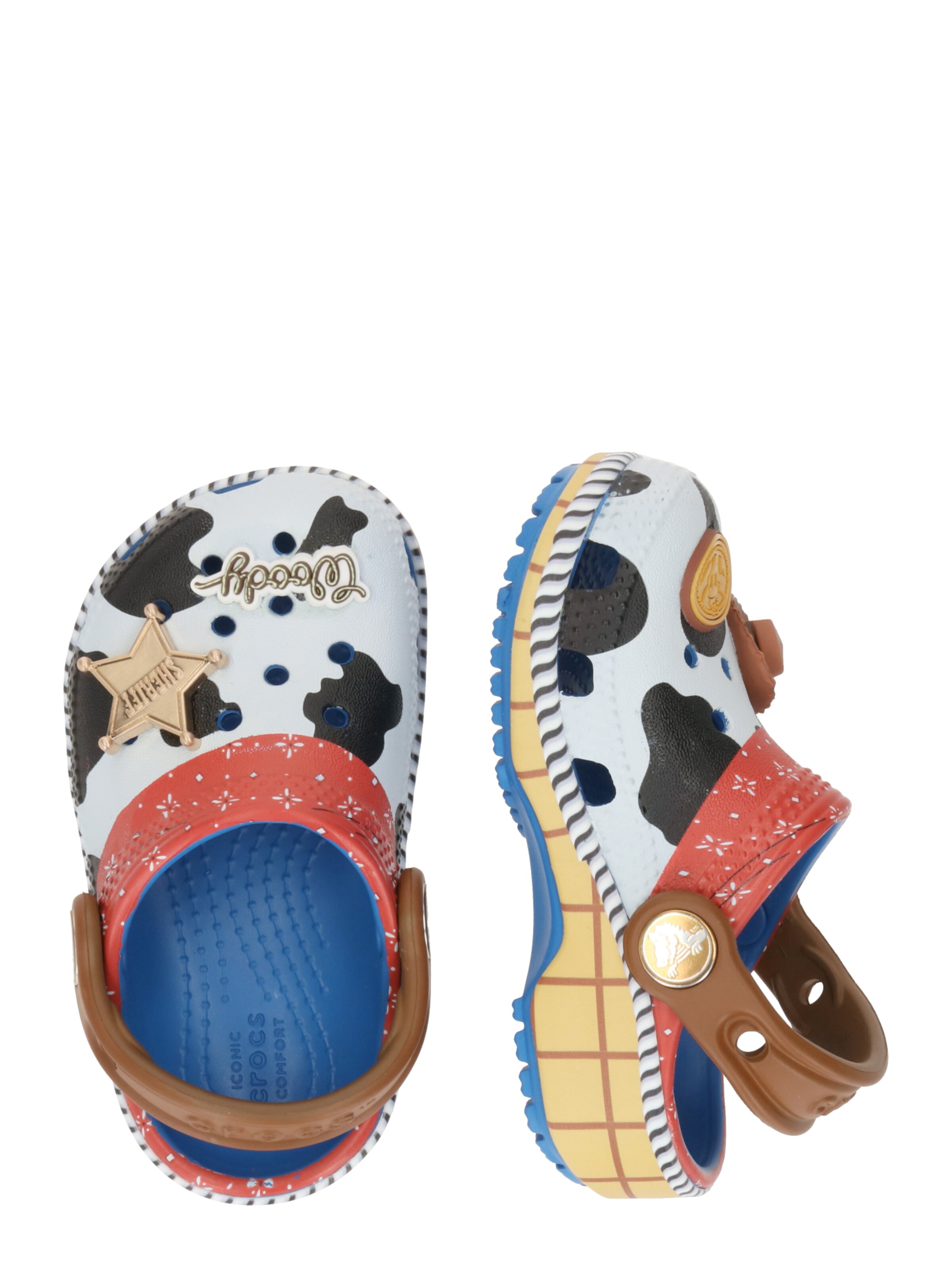 Crocs Sandals & Slippers 'Toy Story Woody' in Mixed colors