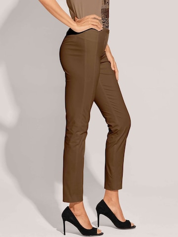 MADELEINE Slim fit Pants in Brown