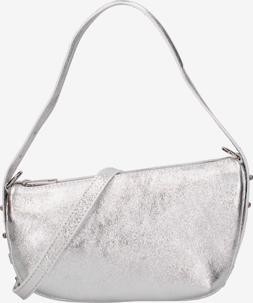 Roberta Rossi Schultertasche in Silber: predná strana