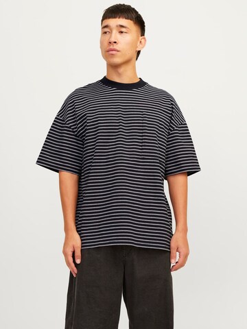 JACK & JONES Paita 'JCOTanical' värissä musta: etupuoli