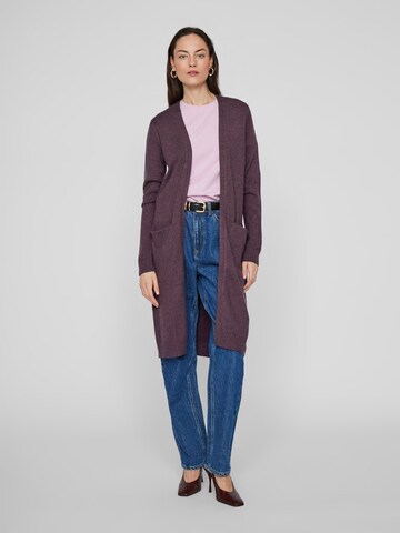 VILA Gebreid vest 'VIRIL' in Lila