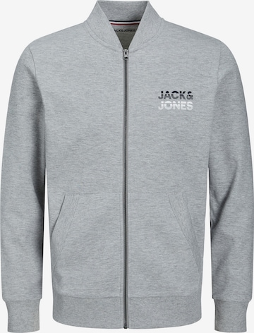 JACK & JONES Mikina 'Atlas' – šedá: přední strana