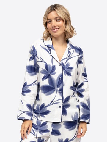 Cyberjammies Pajama shirt 'Indigo' in White: front