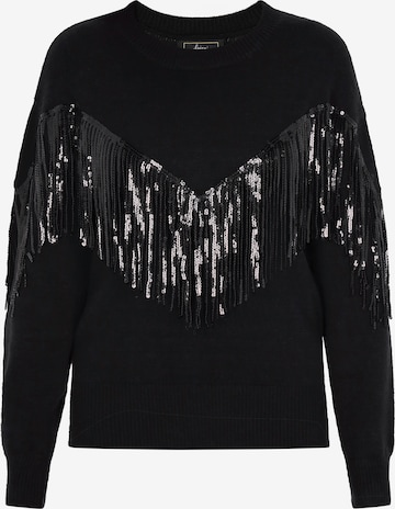 faina Sweater in Black: front