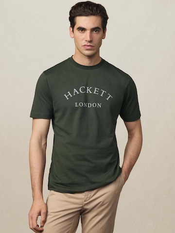 Hackett London T-Shirt 'Heritage Ess' in Grün: Vorderseite