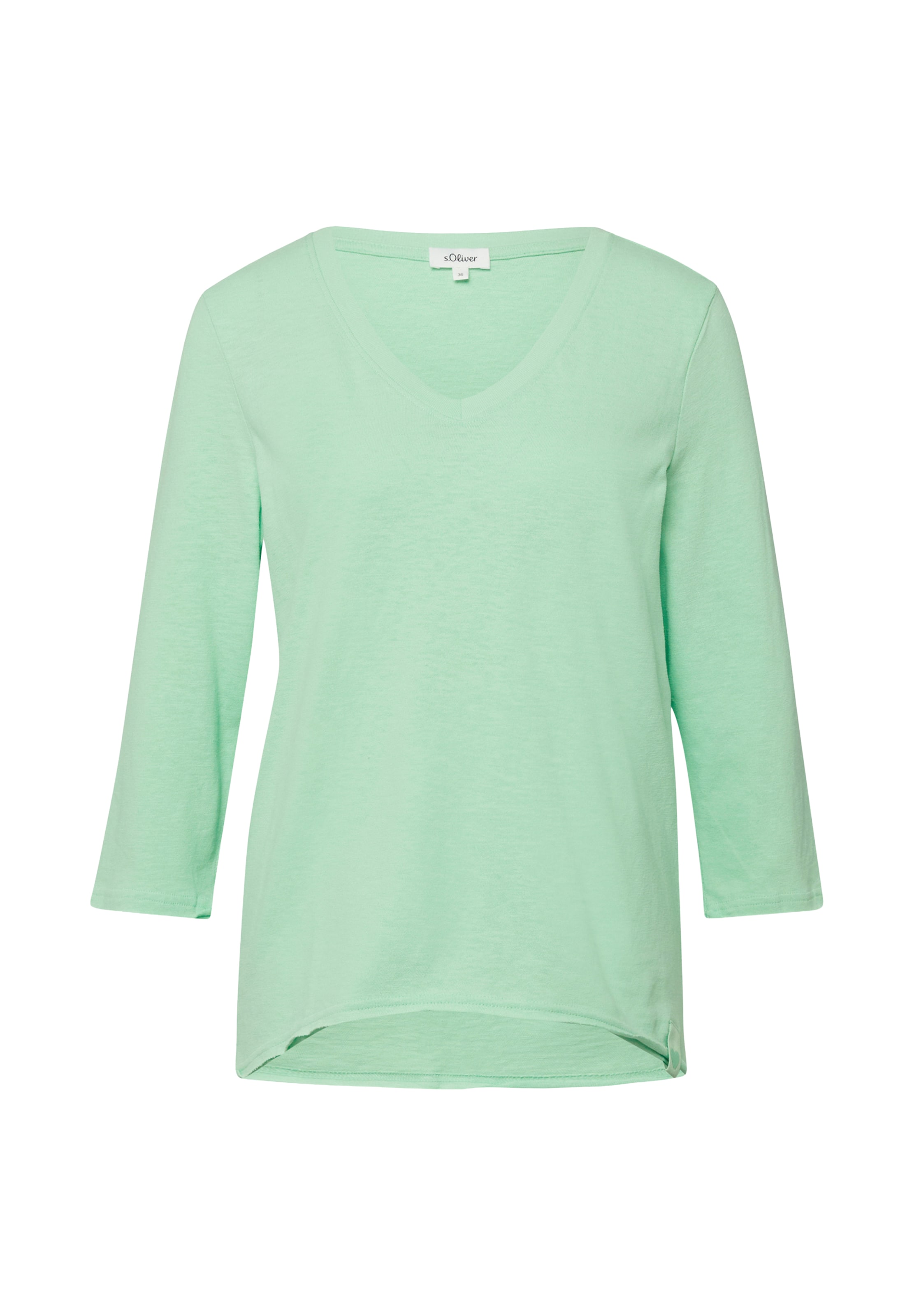 s.Oliver Shirt in Grün: Vorderseite