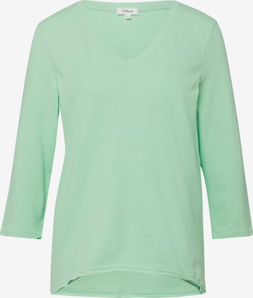 s.Oliver Shirt in Grün: Vorderseite