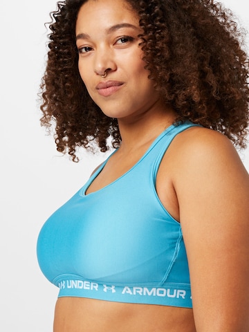 UNDER ARMOUR Bustier Sport bh in Blauw