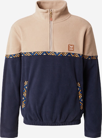 Iriedaily Sweatshirt 'Monte Noe' in Blue: front