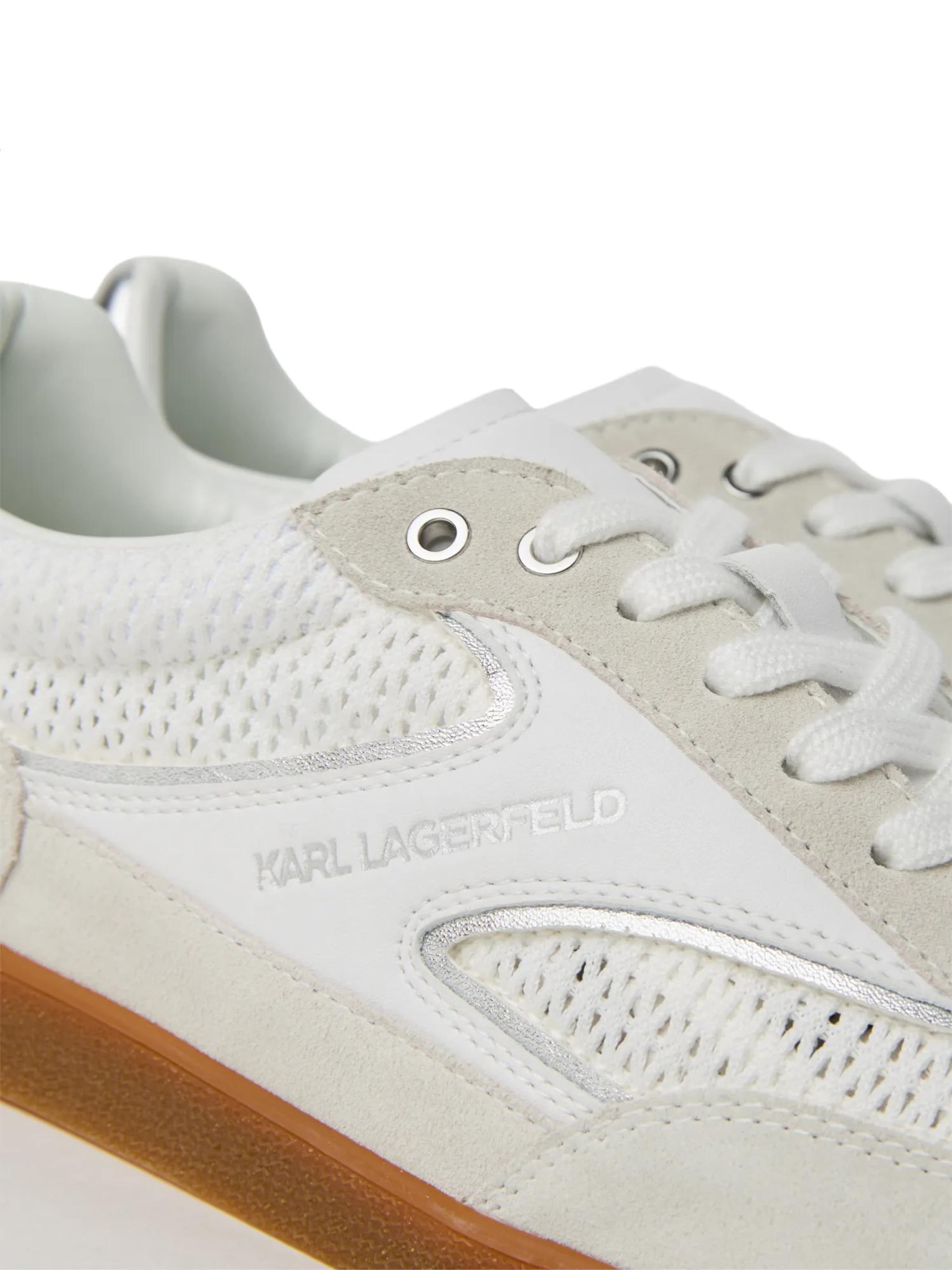 Karl Lagerfeld Sneakers laag 'Kandidate' in Wit
