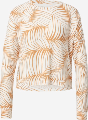 ROXY Sweatshirt 'CURRENT MOOD' in Wit: voorkant