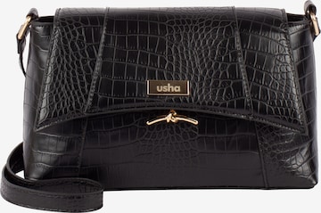 Usha Crossbody Bag in Black: front