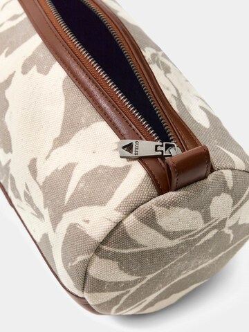 GUESS Toiletry Bag 'Oslo' in Beige