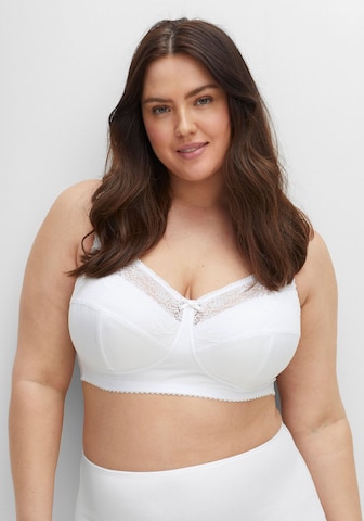 Soutien-gorge minimiseur SHEEGO en blanc : devant