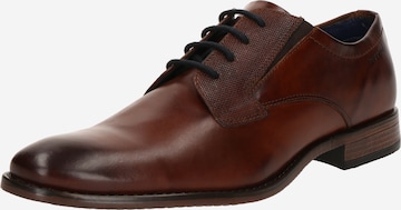 bugatti Čevlji na vezalke 'Rinaldo' | rjava barva: sprednja stran