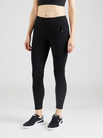 ICEPEAK Skinny Outdoor Pants 'ADAIN' in Black: front