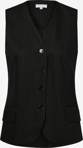 Gilet de costume Marie Lund en noir : devant