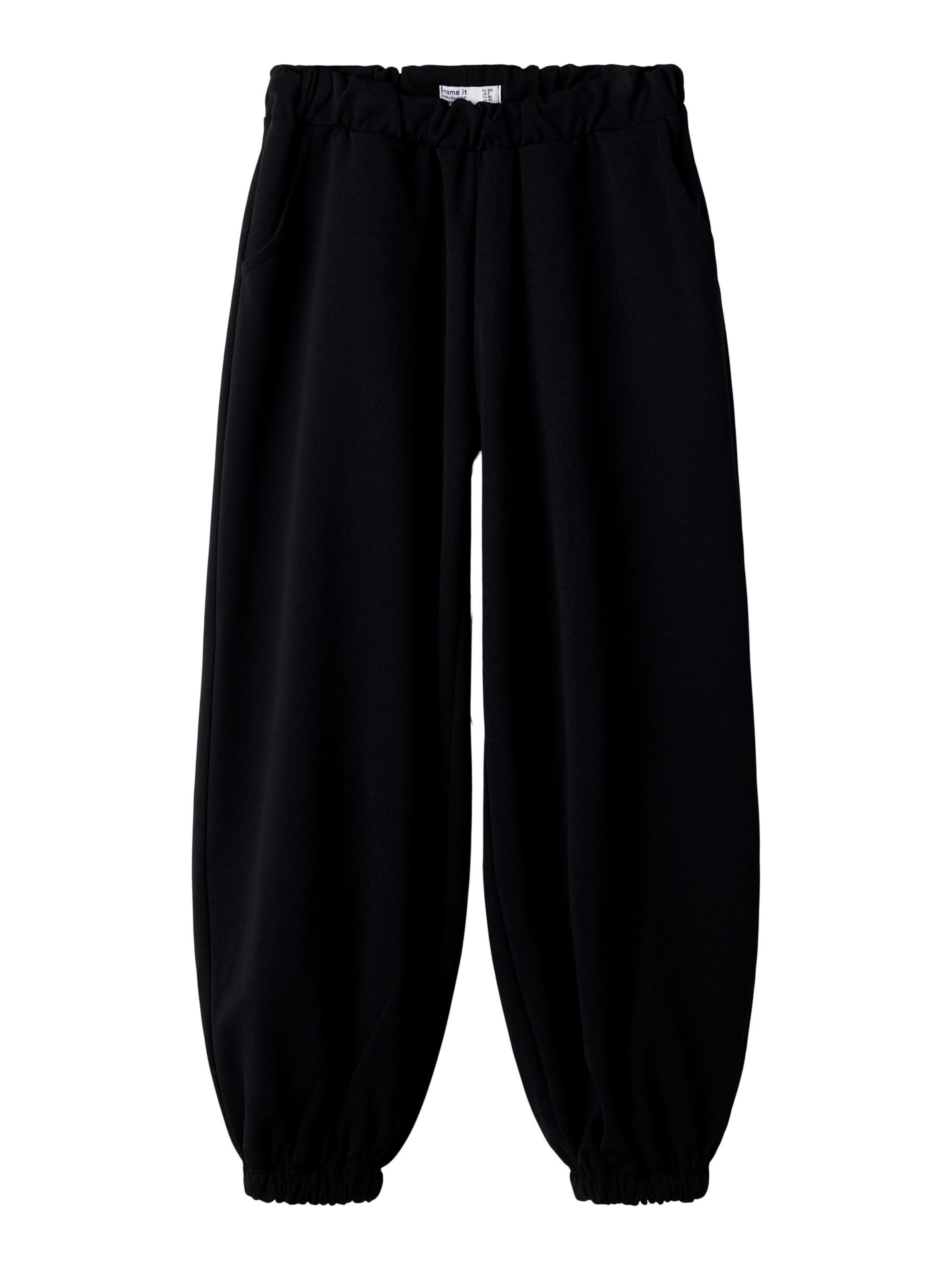 NAME IT Regular Hose in Schwarz: Vorderseite