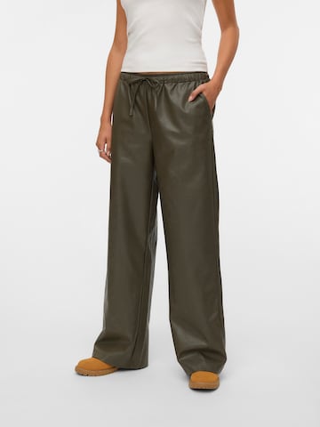 VERO MODA - Loosefit Pantalón 'VMKANANDA' en verde: frente