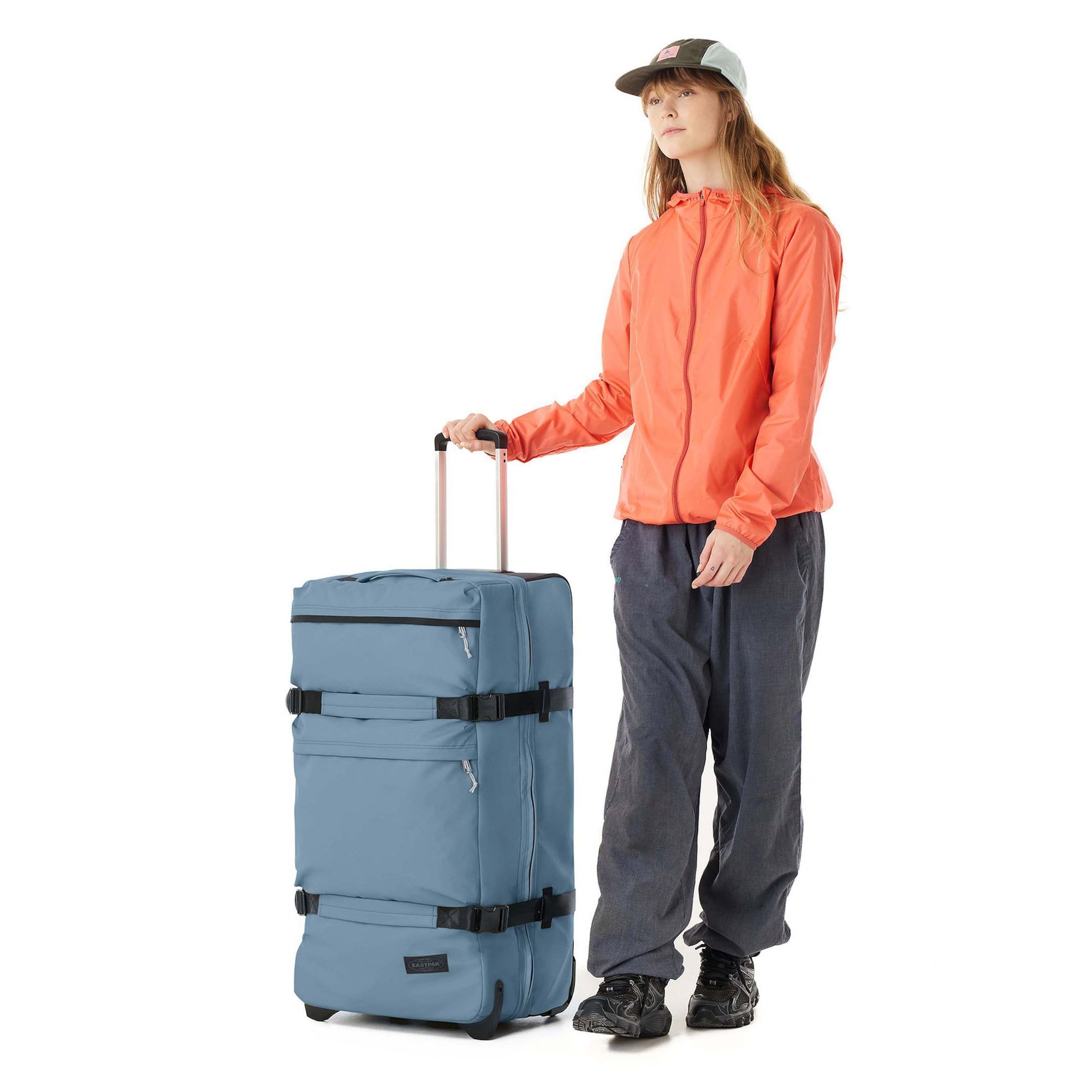 EASTPAK Trolley 'Transit'R' in Blau: Vorderseite