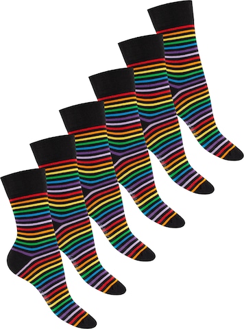 footstar Socks 'Ringel' in Mixed colors: front