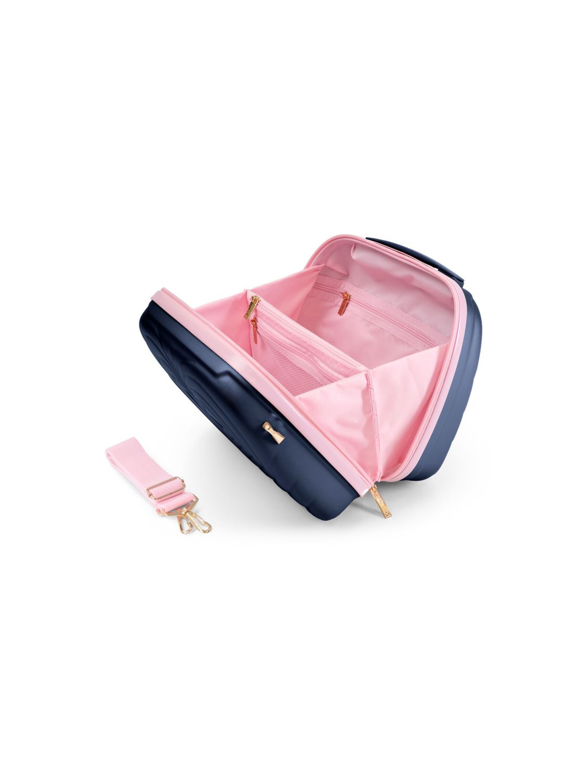 Braccialini - Bolsa de maquillaje 'Matelassé' en azul