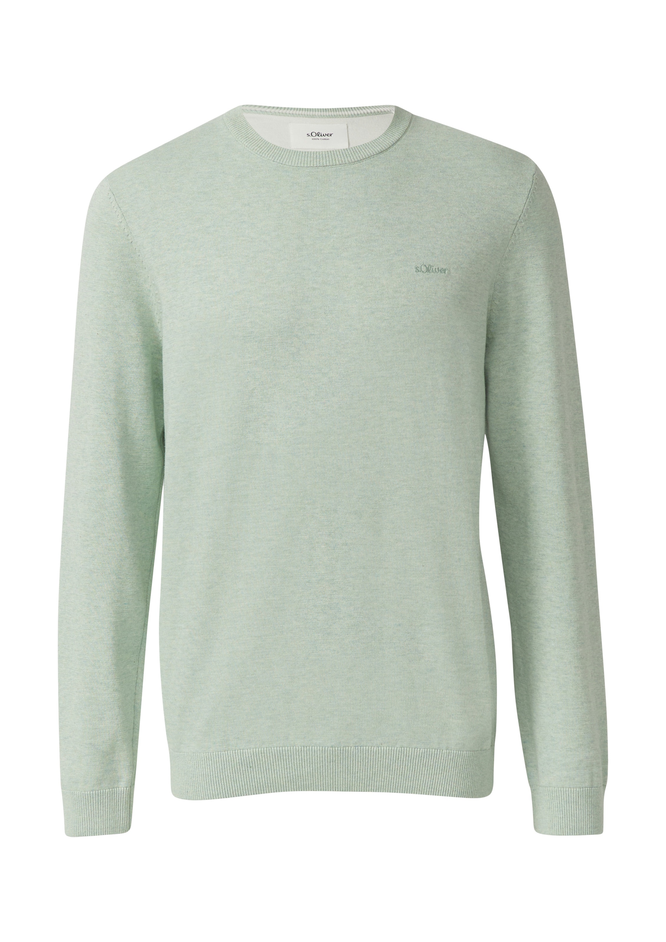 s.Oliver Pullover in Grün: Vorderseite