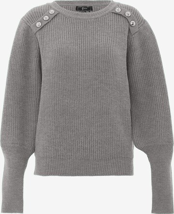 Pull-over faina en gris : devant