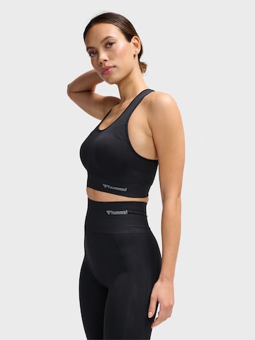 Hummel Bustier Sport-BH in Schwarz