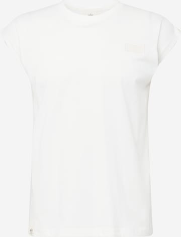 T-Shirt ALPHA INDUSTRIES en blanc : devant