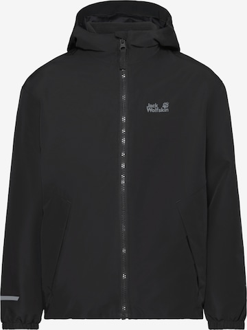 JACK WOLFSKIN Winter Jacket in Black: front