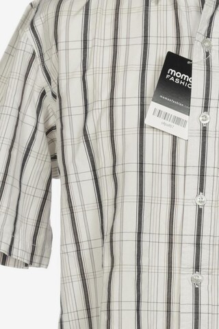 VANS Button Up Shirt in L in White