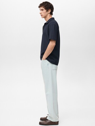 MANGO MAN T-shirt 'GARIZ' i blå