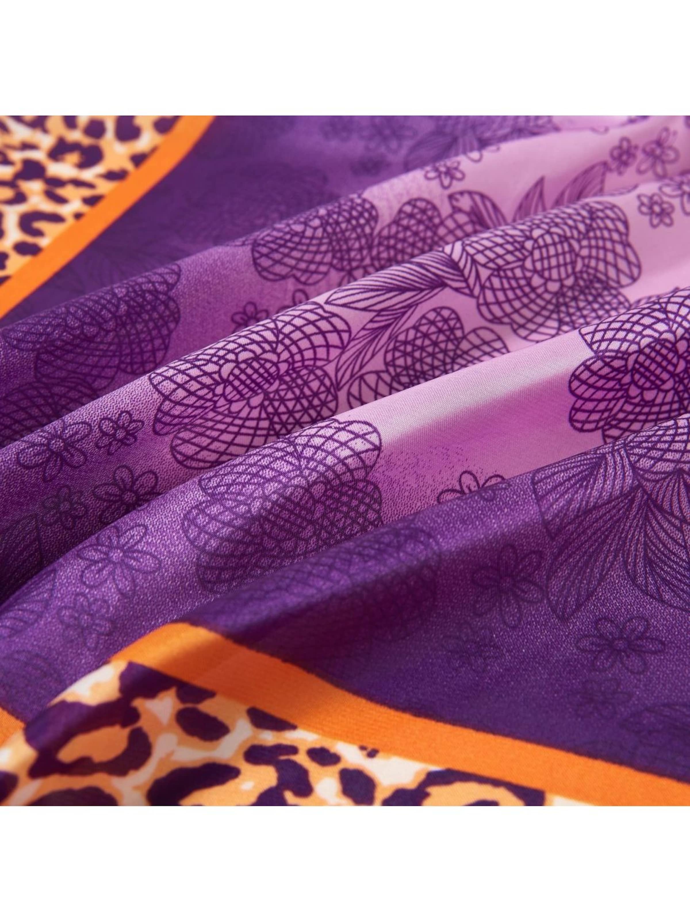 Sciarpa 'Chetaah Cléo' di alberto cabale in lilla