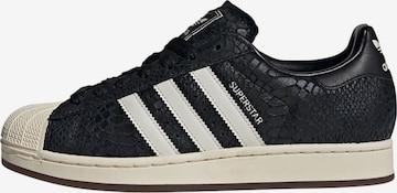 ADIDAS ORIGINALS Platform trainers ' Superstar II ' in Black: front