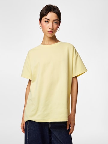 PIECES Shirt 'PCSkylar' in Yellow: front