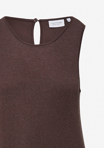 comma casual identity Kleid in Braun