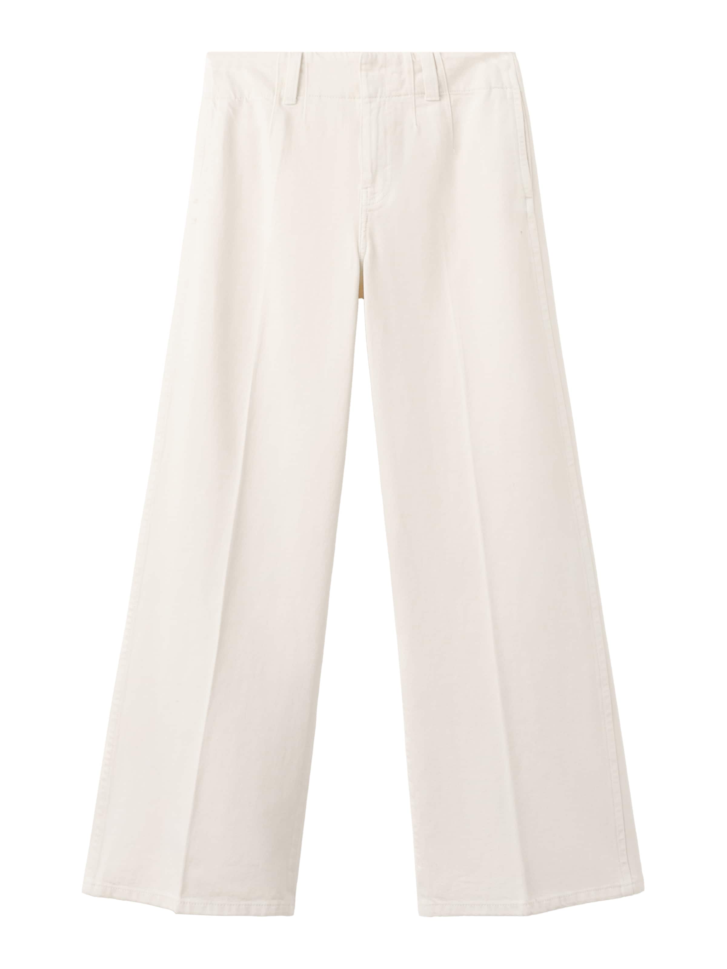Pantaloni con piega frontale 'Alma' MANGO di colore offwhite, Visualizzazione prodotti