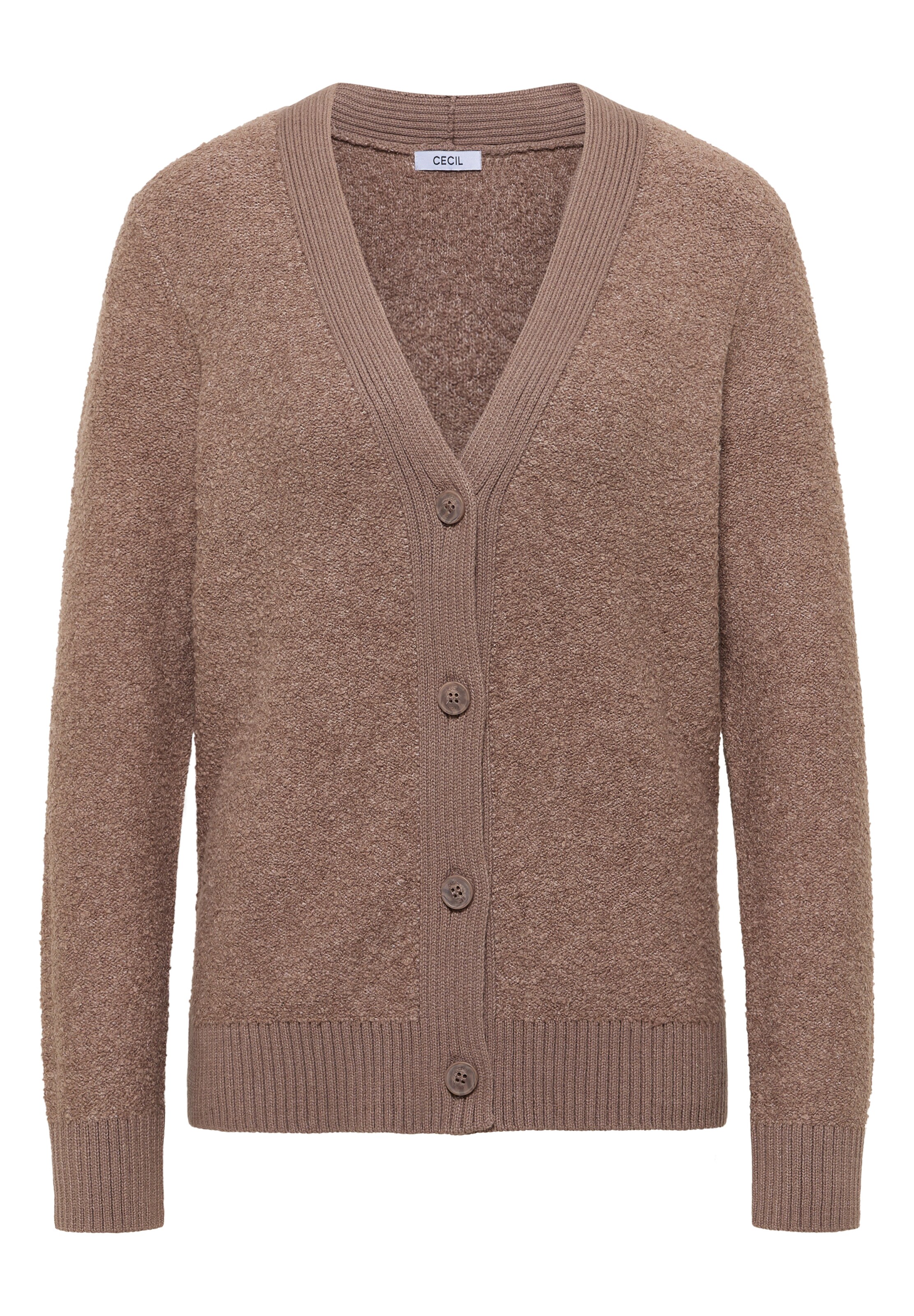 CECIL Strickjacke in Braun: Vorderseite