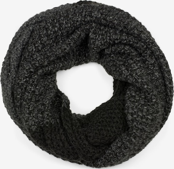 styleBREAKER Schlauchschal '2-Farbiges Ombré Strick Loop' in Schwarz: Vorderseite